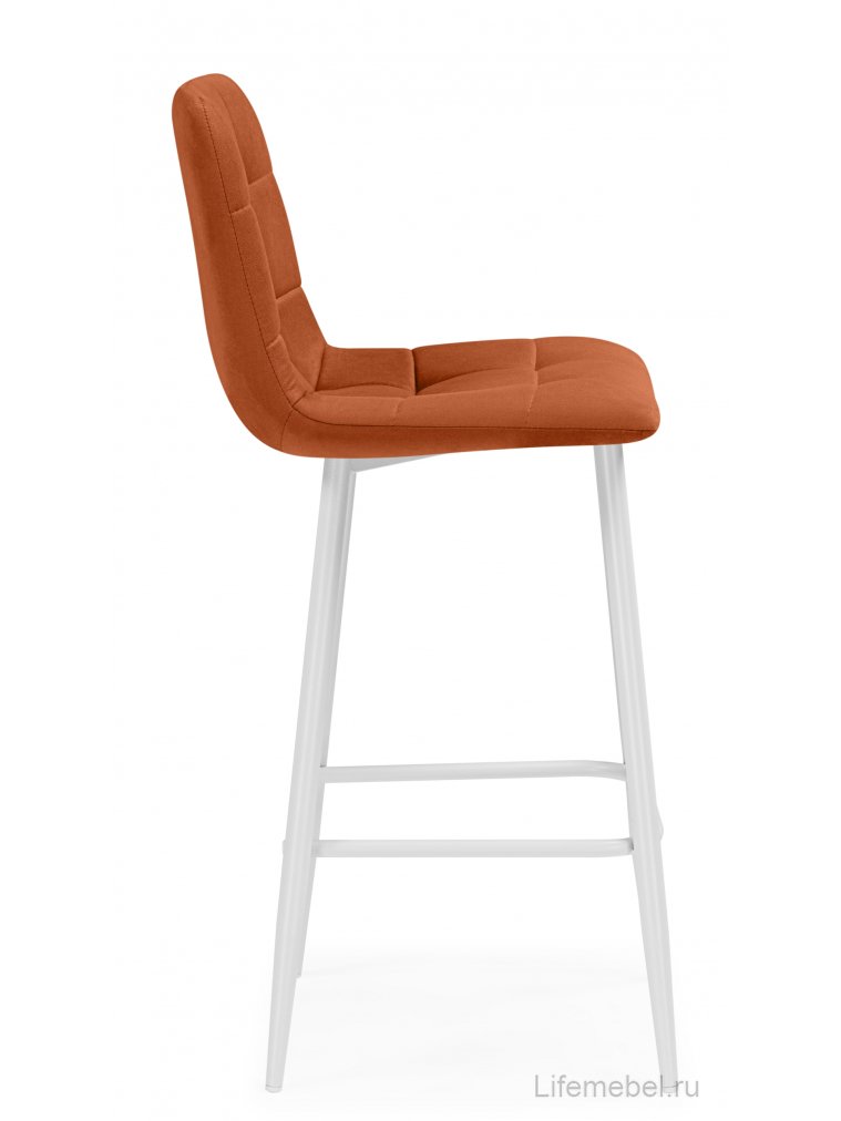 Полубарный стул Чилли Мини терракотовый (zd 432) / белый