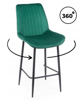 Барный стул Седа светло-серый (zd 960) / черный