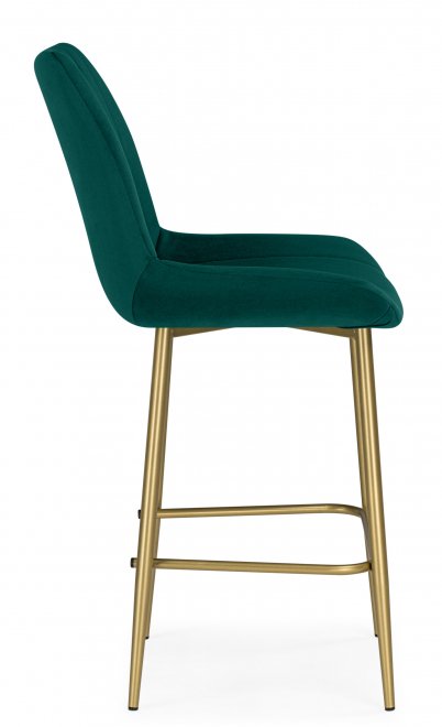 Полубарный стул Седа зеленый (zd 667) / золотой