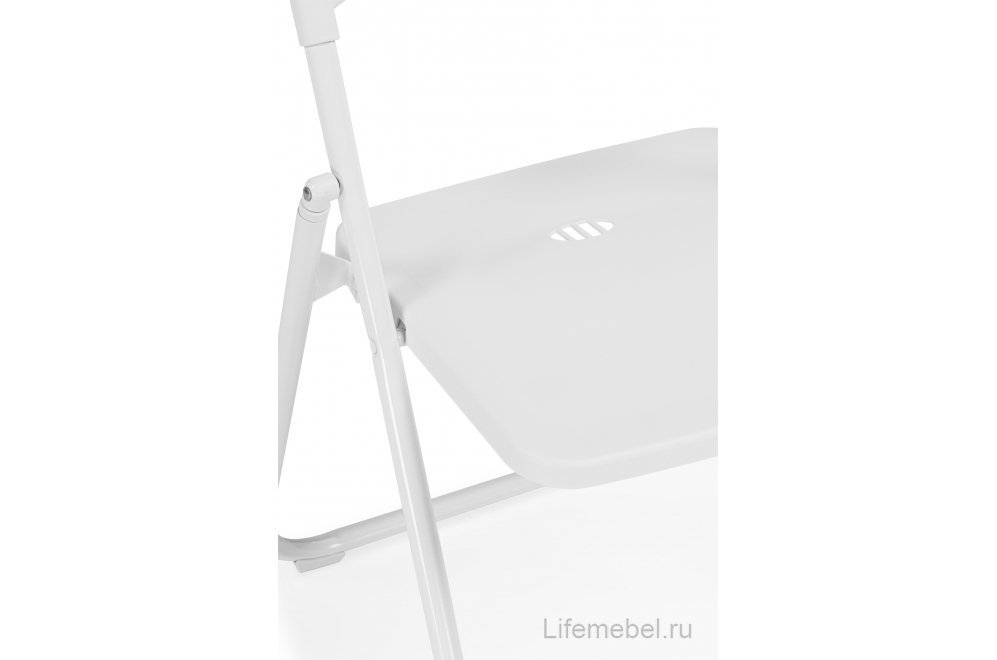 Стул складной Кайден пластик белый