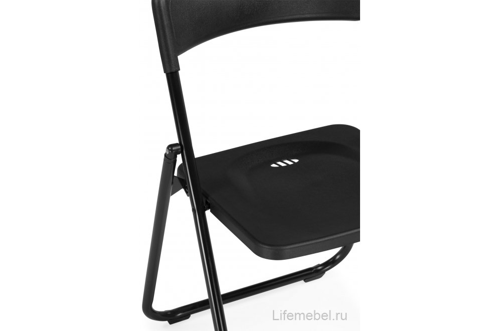 Стул складной Кайден пластик черный
