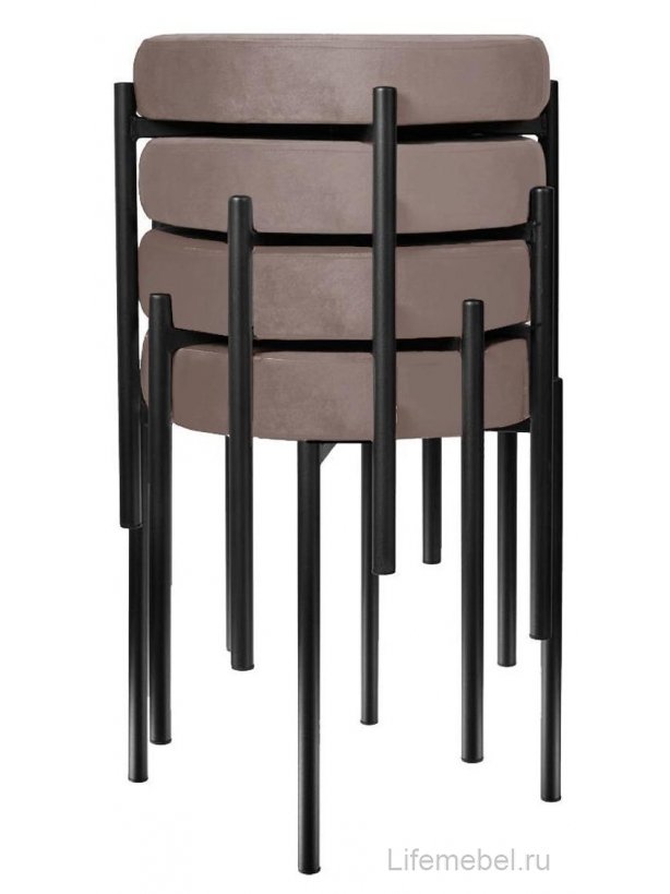 Табурет DikLine B5 latte / черный