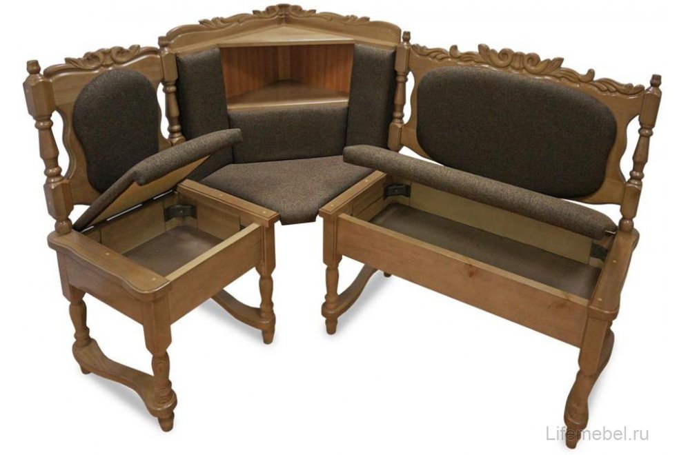 Кухонный уголок Квинсдэй левый дуб / shaggy chokolate