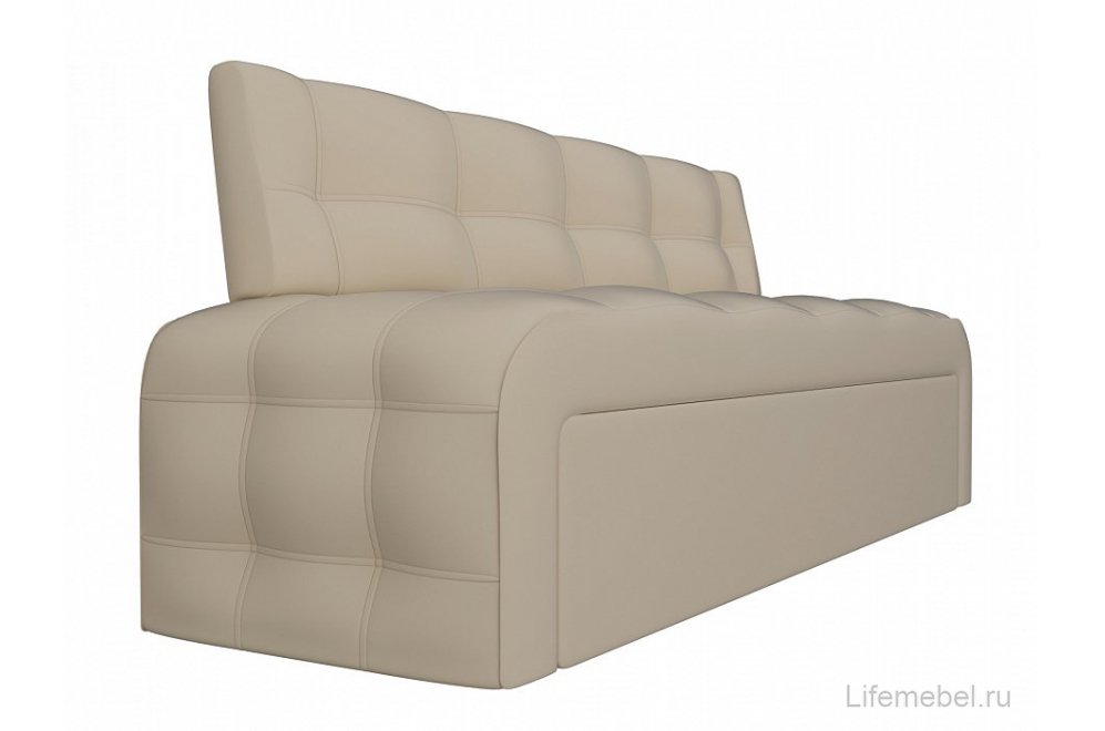 Кухонный диван Люксор экокожа бежевый