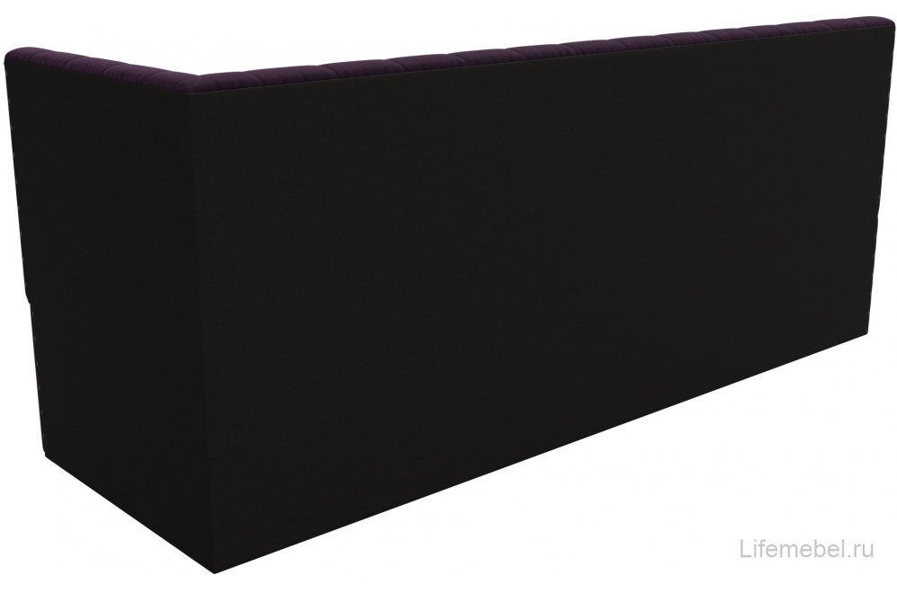 Кухонный диван угловой Маркиз правый фиолетовый велюр