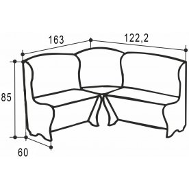 Кухонный уголок Комфорт-Аленка 6.3