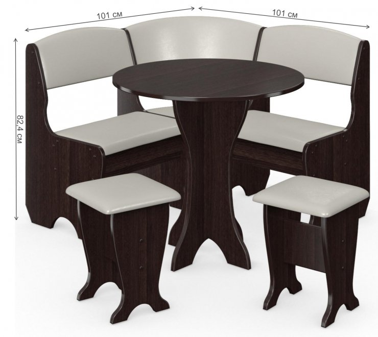 Кухонный уголок Весна венге мини