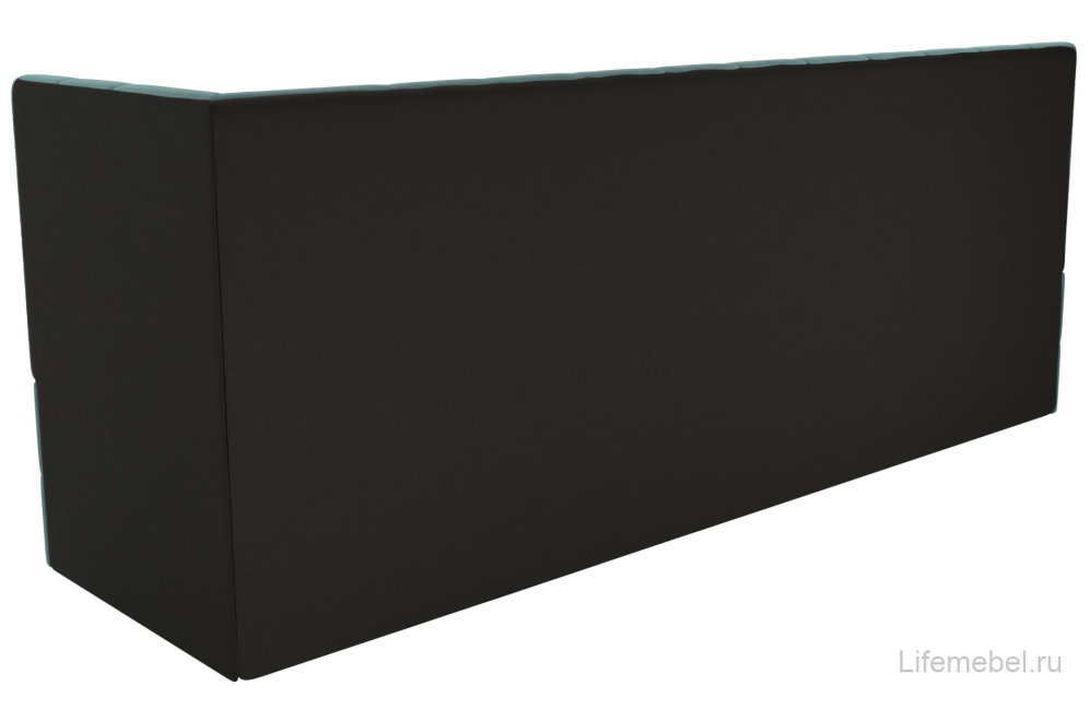 Кухонный диван Бриз правый бирюзовый велюр