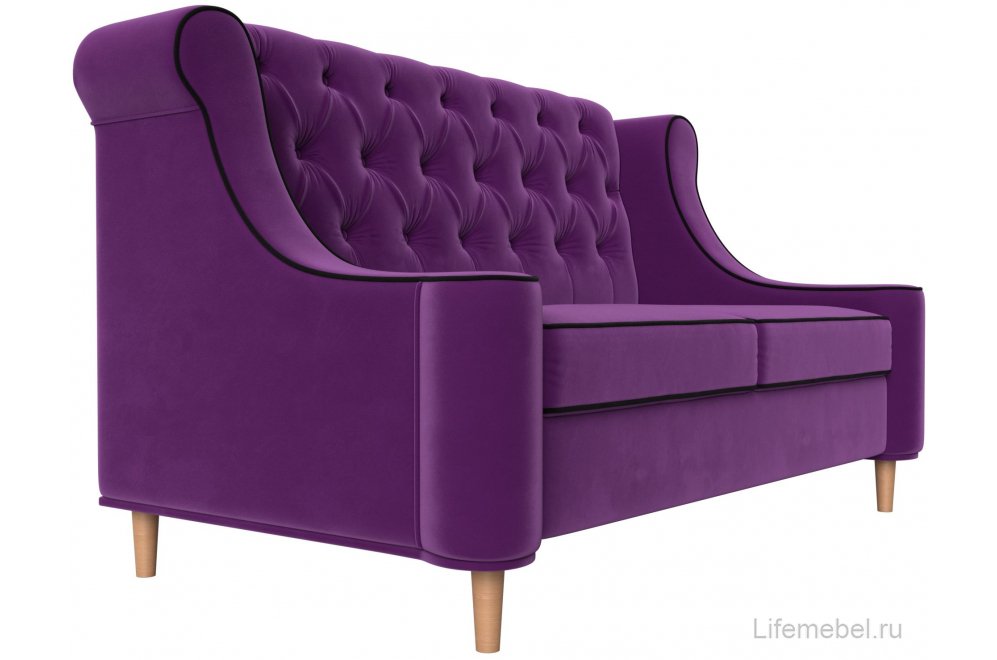 Кухонный диван Бронкс микровельвет фиолетовый