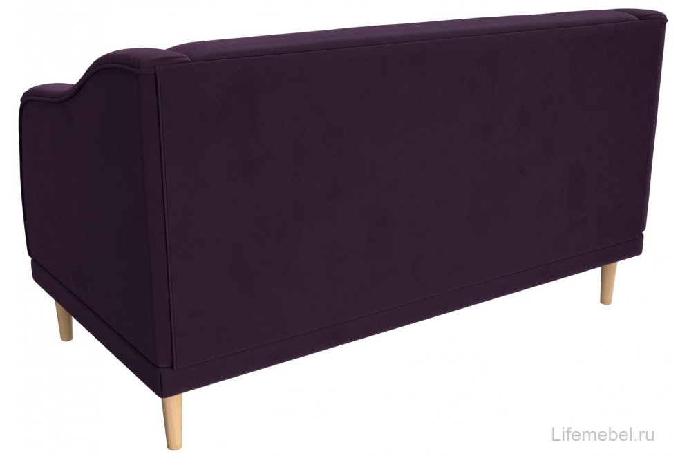 Кухонный диван Киото фиолетовый велюр