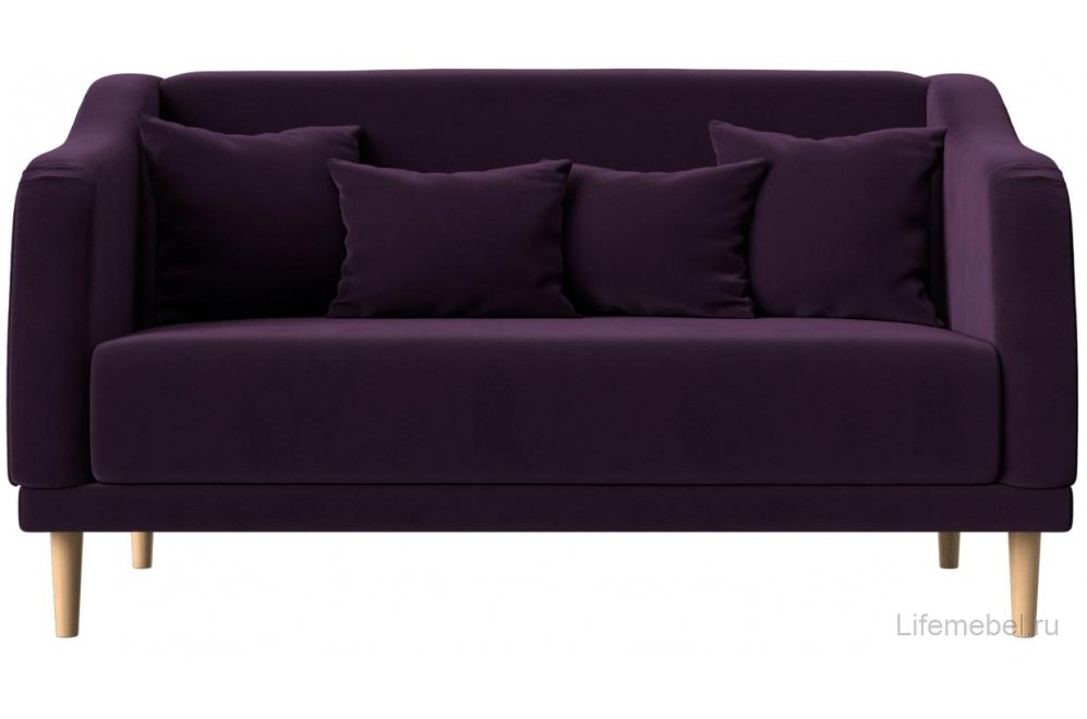 Кухонный диван Киото фиолетовый велюр