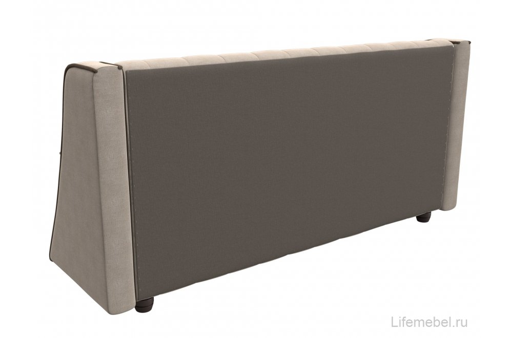 Кухонный диван Лофт рогожка бежевый