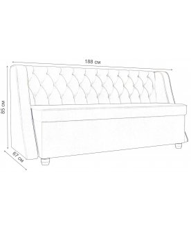 Кухонный диван Лофт