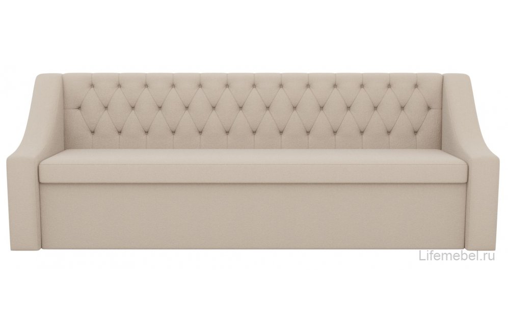 Кухонный диван Мерлин рогожка бежевый