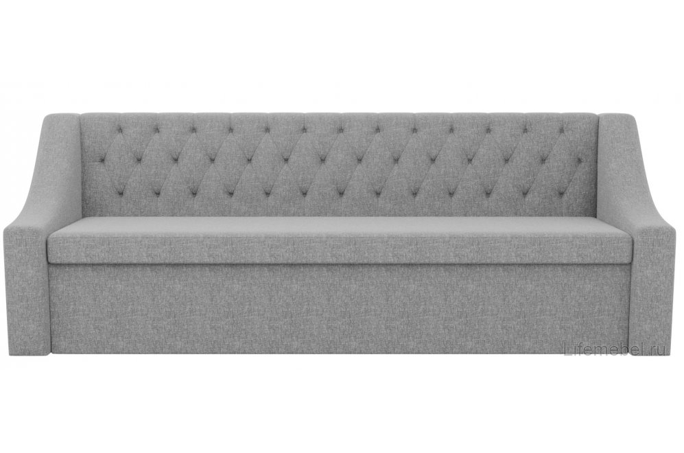 Кухонный диван Мерлин рогожка серый