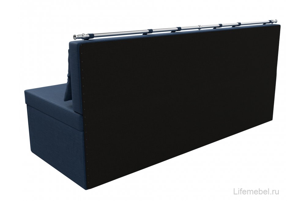 Кухонный диван Метро рогожка berat синяя