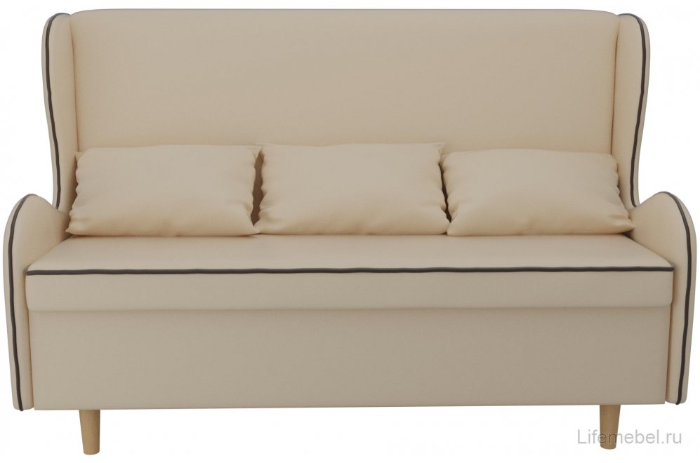 Кухонный диван Сэймон экокожа бежевая