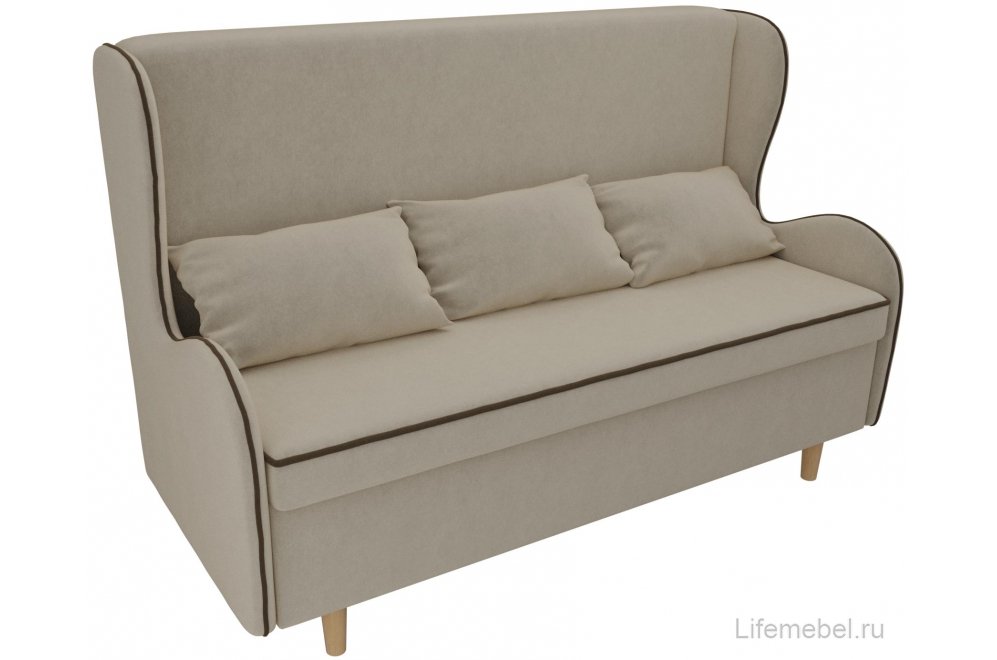 Кухонный диван Сэймон микровельвет бежевый