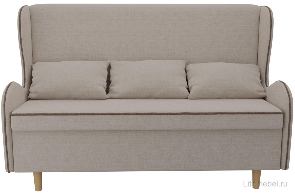 Кухонный диван Сэймон рогожка бежевая