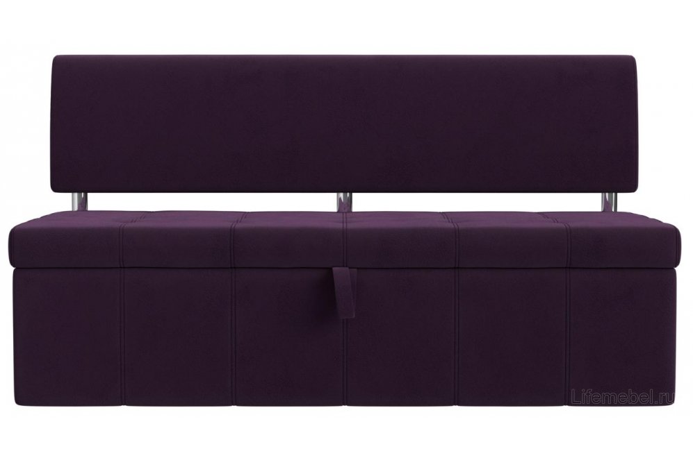 Кухонный диван Стоун велюр фиолетовый