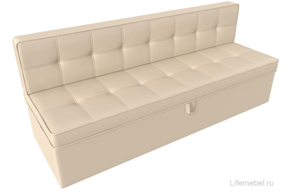 Кухонный диван Техас бежевая экокожа