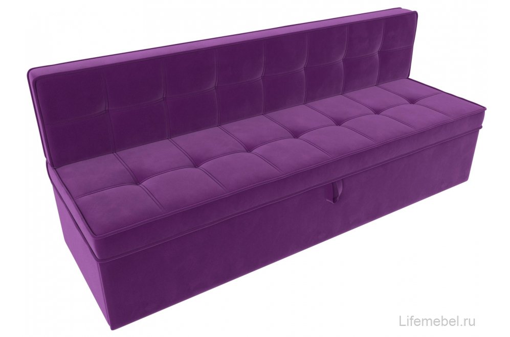 Кухонный диван Техас фиолетовый микровельвет