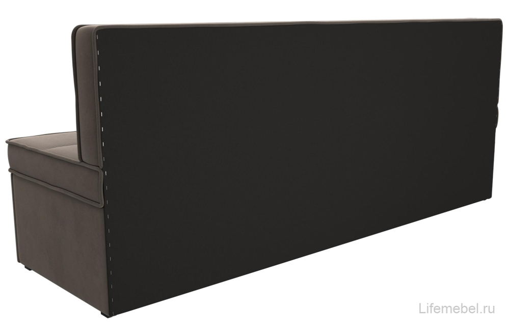 Кухонный диван Техас коричневый велюр