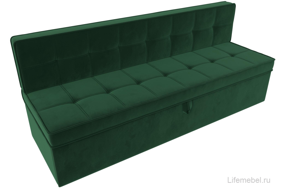 Кухонный диван Техас зеленый велюр