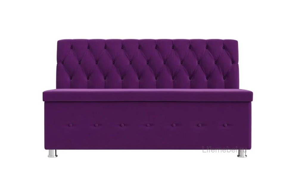 Кухонный диван Вента фиолетовый микровельвет