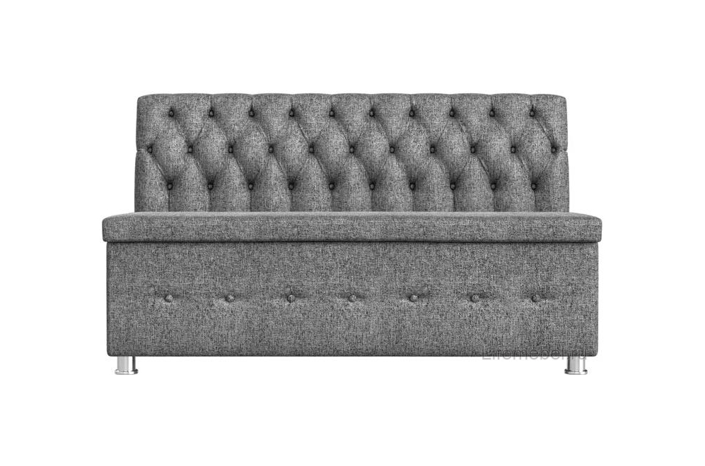 Кухонный диван Вента серая рогожка