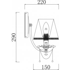 Бра Elegant 10 ARM305-01-W