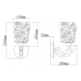Бра Eurosize 11 TOC012-01-N