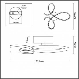 Настенный светильник Lane 3773/20WL