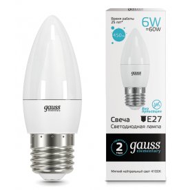 Лампа Elementary Candle 6W E27 4100K