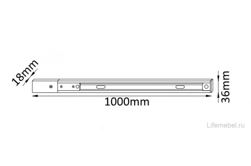 Шинопровод CLT 0.11 01 L1000 WH