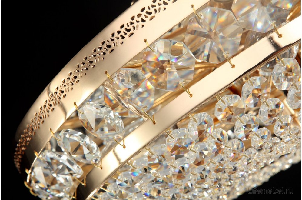 Люстра на штанге Diamant 4 P700-PT45-G