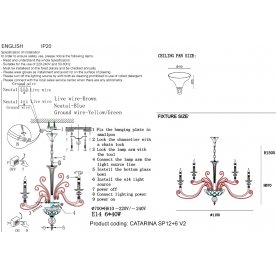 Люстра CATARINA