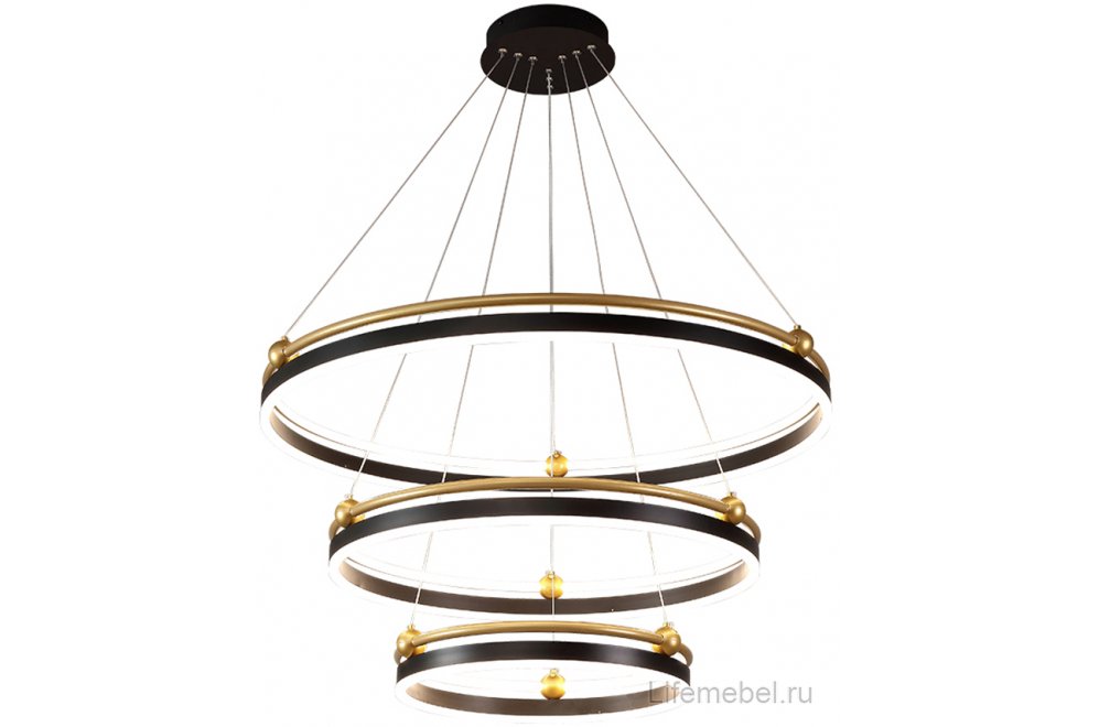 Люстра FERNANDO SP158W LED BLACK/GOLD