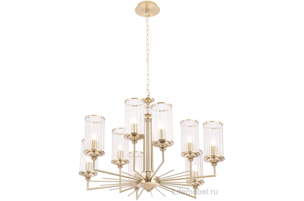 Люстра GLORIA SP9 BRASS