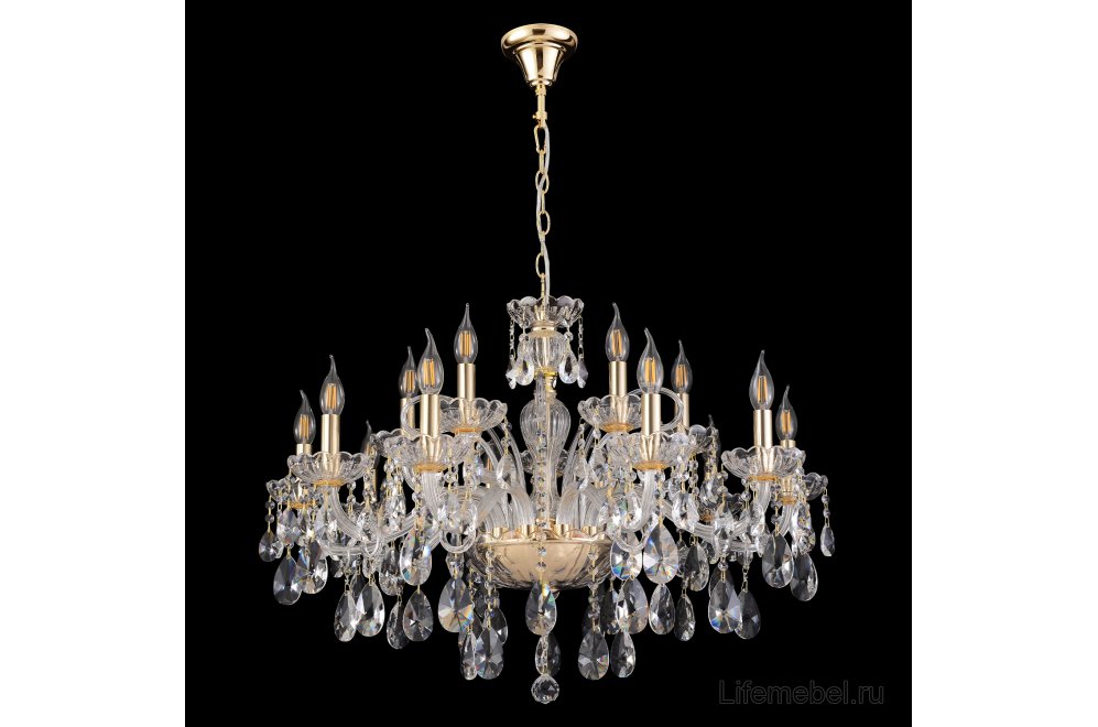 Люстра MONICA SP10+5 GOLD