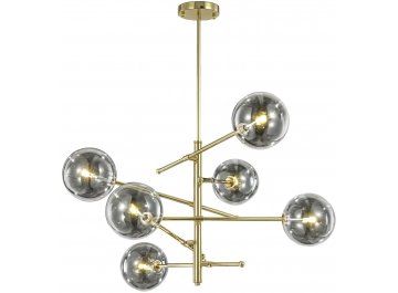 Люстра на штанге Different WTL1070-6GD-CL