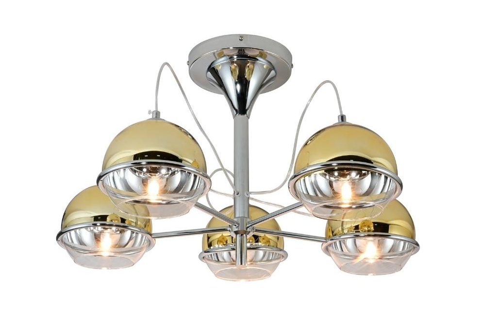 Люстра на штанге Veroni LDC 1029-5 GD