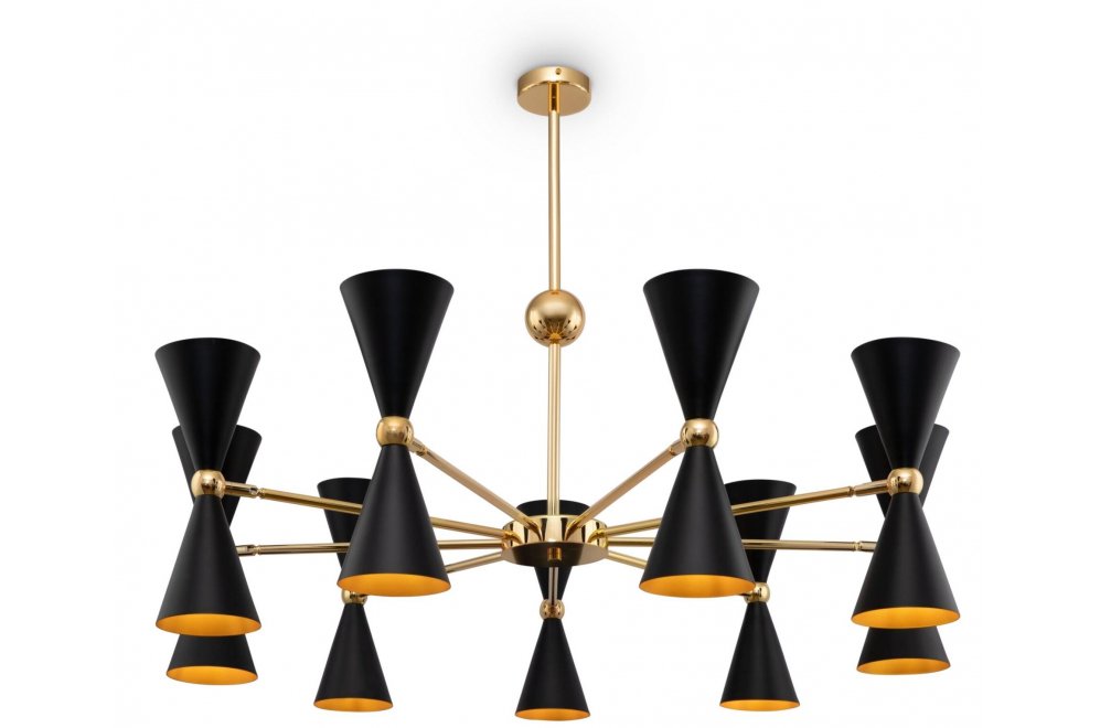 Люстра на штанге Vesper MOD108PL-18GB