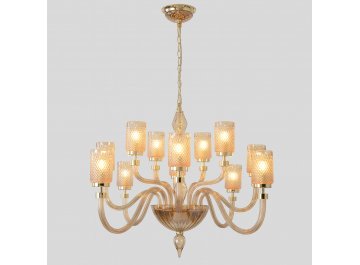 Люстра SILVESTRO SP12 AMBER