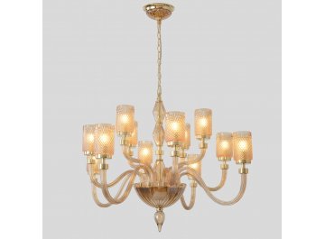 Люстра SILVESTRO SP12 AMBER