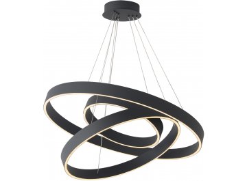 Люстра с пультом управления TRON SP158W LED BLACK