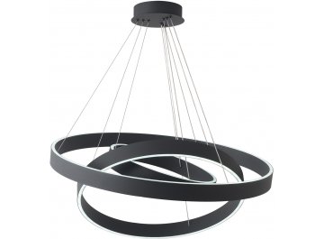 Люстра с пультом управления TRON SP158W LED BLACK