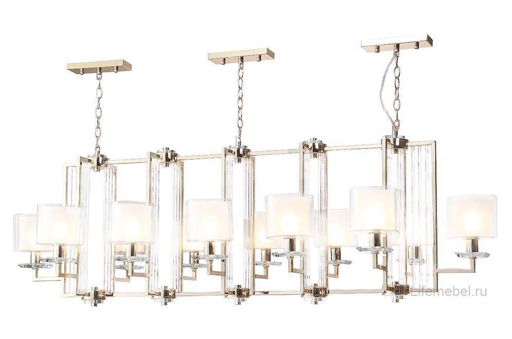 Люстры NICOLAS SP12 L1600 GOLD/WHITE