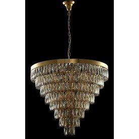 Подвесная люстра ABIGAIL SP22 D820 GOLD/AMBER