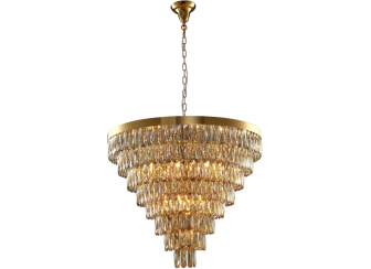Подвесная люстра ABIGAIL SP22 D820 GOLD/AMBER